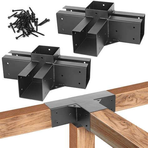 metal bracket pergola kits|metal brackets for wood pergola.